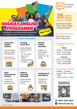 ELS Holiday English Programme